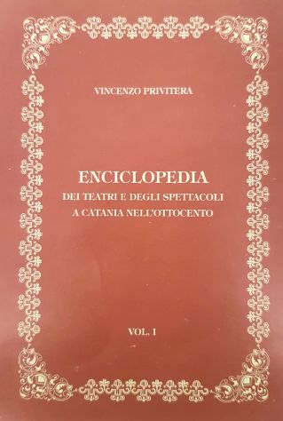 LAVORI TEATRALI IN MUSICA a CATANIA nell' '800