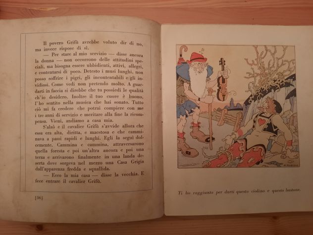 Raro libro illustrato di fiabe del 1920 completo di tutte le pagine - Foto 5