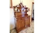 Credenza 800 Luigi Filippo in noce massello finemente scolpito a mano