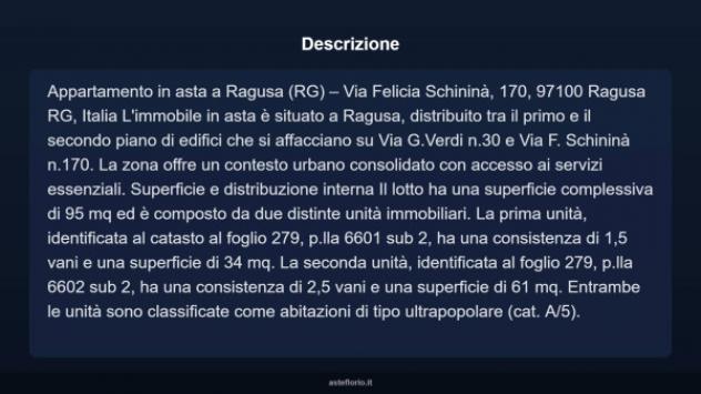 Immobile in asta di 95 m² in vendita a Ragusa - Foto 3