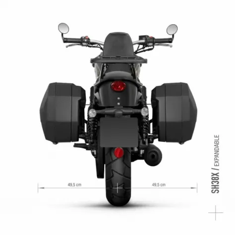BAULETTO VALIGIE PER BENDA V 302 C/V-CRUISER 125 Shad Sissybar - Foto 2