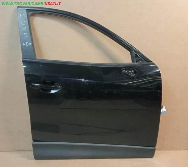 PORTA ANT. D. NERO MET. C/SERR. NO ALZ.  Carrozzeria  Lamierati esterni  Porte  Porta ant. dx. MAZDA - CX-5 - 01-03-2015 - 01-06-2017