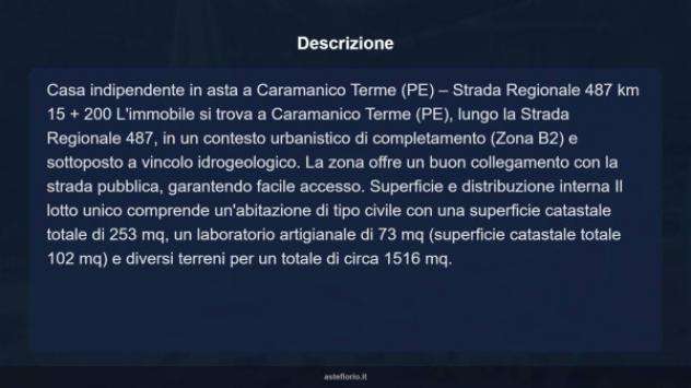 Immobile in asta di 253 m² con più di 5 locali in vendita a Caramanico Terme - Foto 15