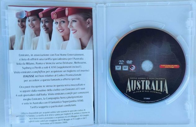 DVD Australia di Baz Luhrmann(Regista)Nicole Kidman Studio 20th Century Fox,2008 - Foto 2