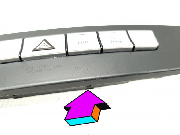 PULSANTE ECO MERCEDES Classe C Berlina W204 A2049058701 (07) - Foto 4