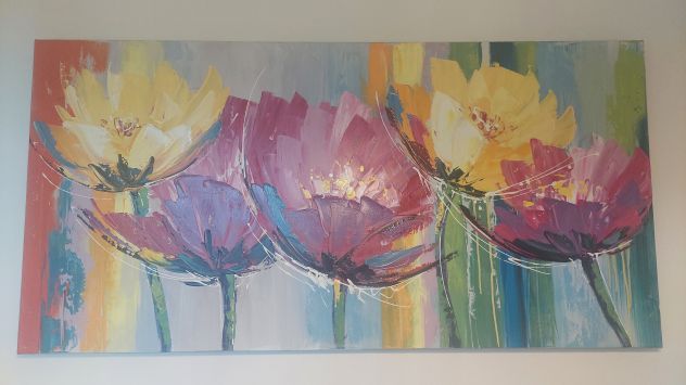 Quadro Fiori 140x70