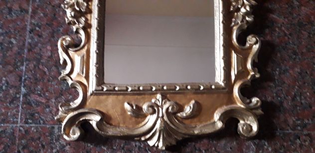 Specchio con cornice dorata - Foto 6