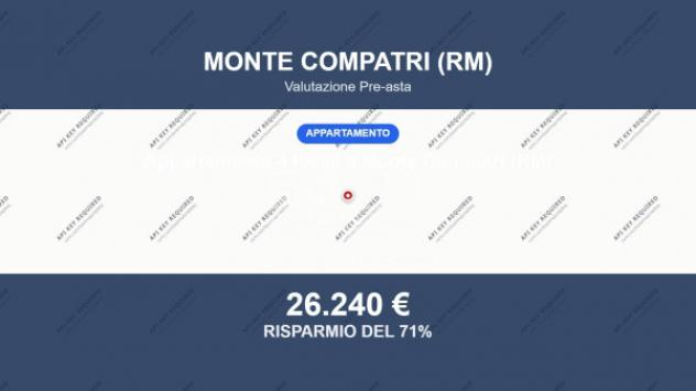 Immobile in asta di 72 m² in vendita a Monte Compatri