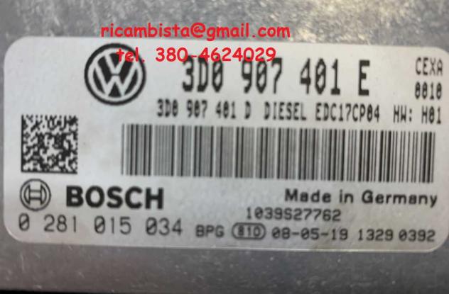 Volkswagen Phaeton 3.0 centralina motore 3D0907401E 0281015034 - Foto 2