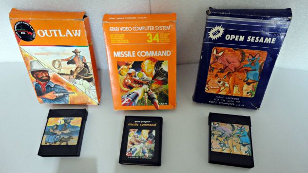 Cartucce ATARI (ORIGINALI D'EPOCA) VINTAGE, TESTATE - Foto 7