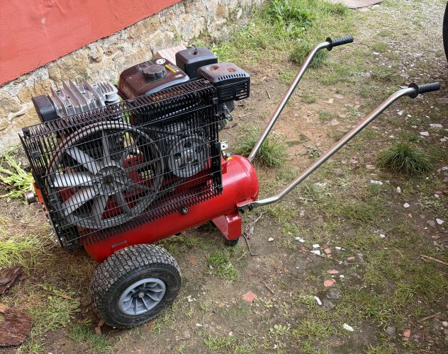Compressore trasportabile con carrello a spinta - Foto 6