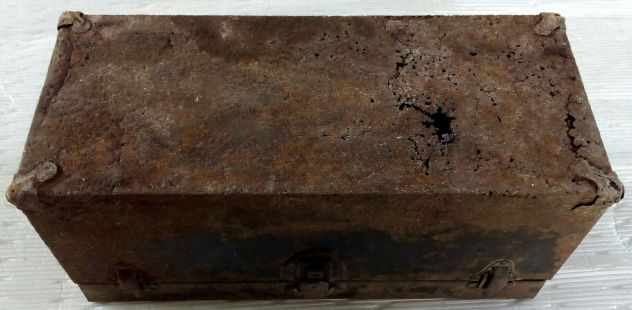 Cassetta porta attrezzi Antica in metallo - Foto 4