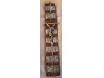 Crocifisso via crucis 35x5 legno e metallo