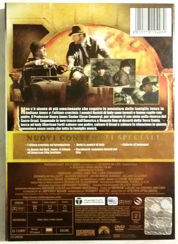Dvd Indiana Jones e l'ultima crociata nuovi contenuti speciali come nuovo - Foto 2
