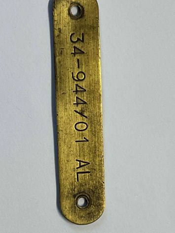 Pfaff 34 targhetta modello ottone - Foto 7