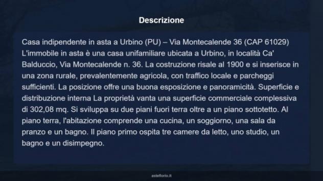 Immobile in asta di 302 m² in vendita a Urbino - Foto 11