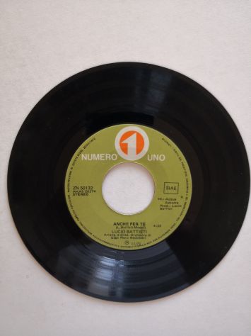 Disco Vinile 45 giri di Lucio Battisti - La canzone del sole, originale del 1971 - Foto 2