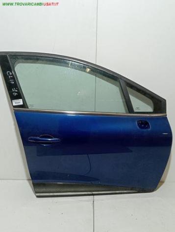 PORTA ANT. DX BLU MET. CON AL  SE  999-U1310729 Carrozzeria  Lamierati esterni  Porte  Porta ant. dx. RENAULT - CLIO IV  01-10-2012 - 2019