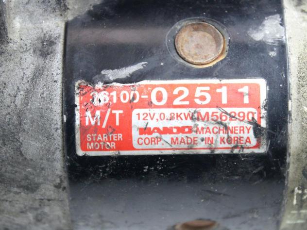 36100-02511 MOTORINO AVVIAMENTO HYUNDAI ATOS 1.0 B (2003) RICAMBIO USATO - Foto 2