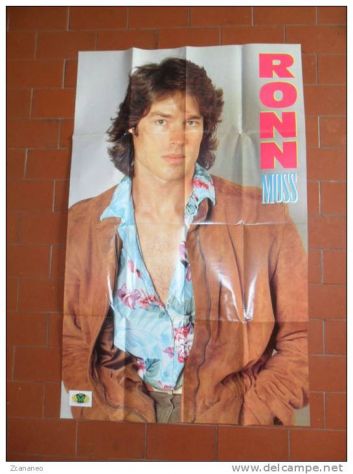 MANIFESTO POSTER DI RONN MOSS - E NON CONOSCO ?
