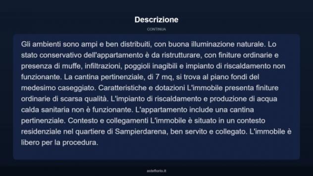 Immobile in asta di 202 m² con più di 5 locali in vendita a Genova - Foto 18