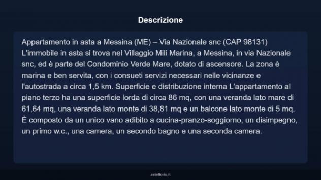 Immobile in asta di 172 m², box auto in vendita a Messina - Foto 10
