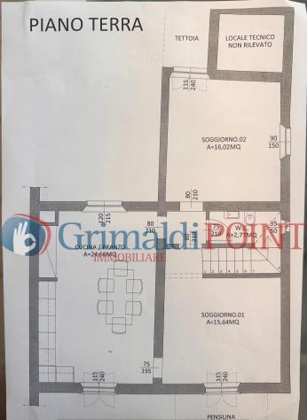 Casa semindipendente in vendita a Casciavola - Cascina 135 mq Rif: 1240866 - Foto 2