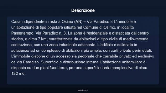 Immobile in asta di 122 m² in vendita a Osimo - Foto 3