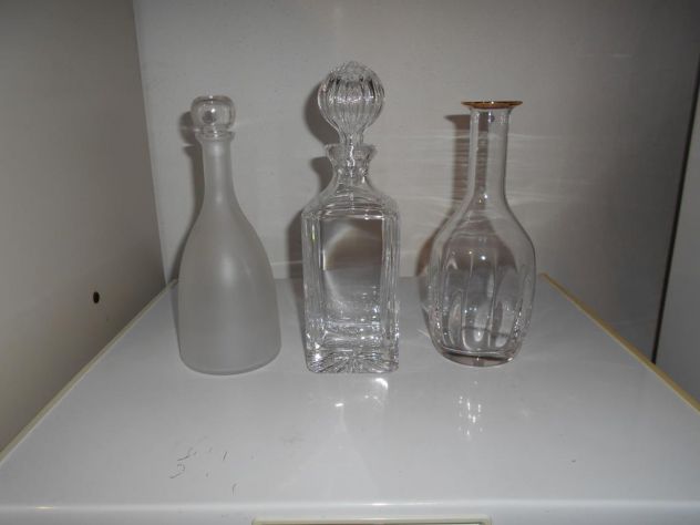 3 Bottiglie portaliquori