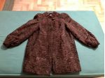 Cappotto di Astrakan colore testa di moro