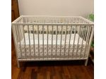 Lettino bimbo Ikea Gulliver bianco sbarre