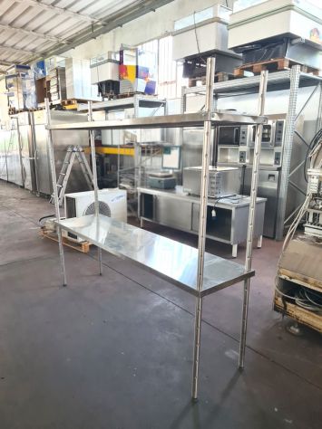 scaffalatura in acciaio per laboratori usata
