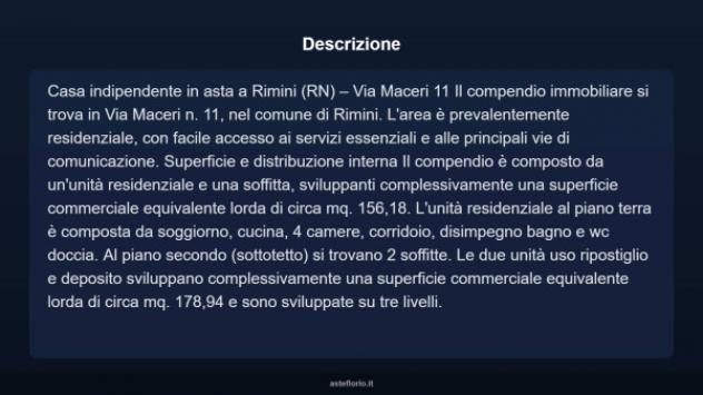 Immobile in asta di 156 m² con più di 5 locali in vendita a Rimini - Foto 3
