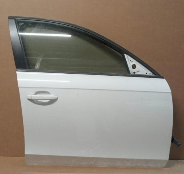 PORTA ANT.D. BIANCA C/ALZ. E SERR. 999-U1295294 Carrozzeria  Lamierati esterni  Porte  Porta ant. dx. AUDI - A4 4 porte - 01-11-2007 - 01-11-2011, AUD
