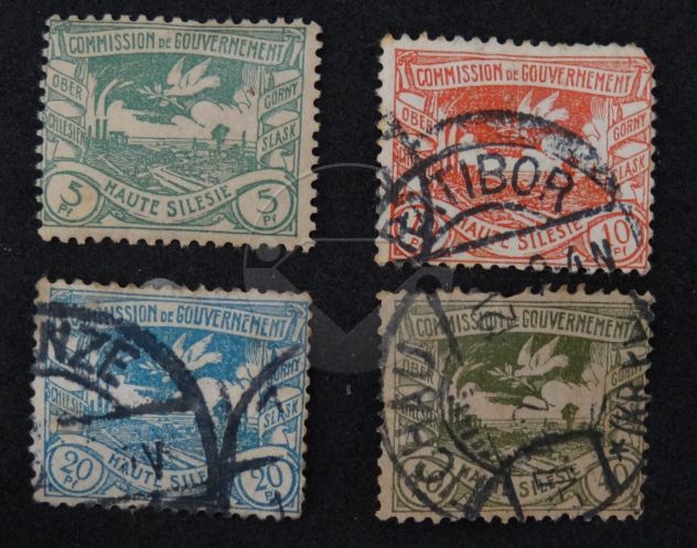 ALTA SLESIA 1920 francobolli lotto di 10 - Foto 2
