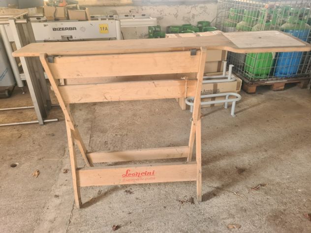 TAVOLO IN LEGNO X TAGLIO PORCHETTA USATO - Foto 2