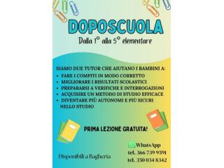 offro servizio di Doposcuola a Bagheria