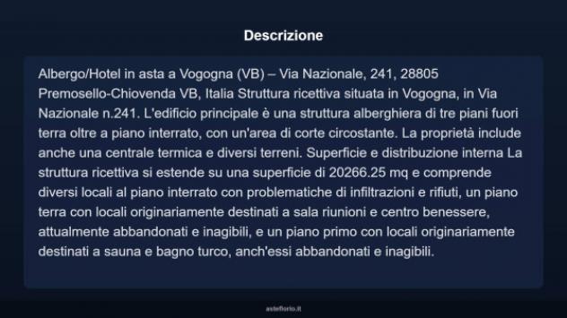 Immobile in asta di 20266 m² in vendita a Vogogna - Foto 5