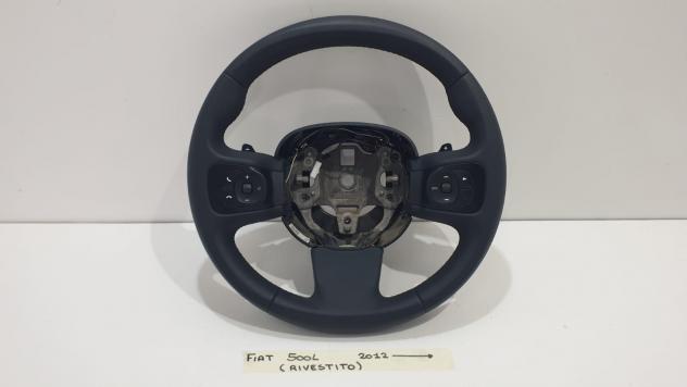 VOLANTE CON COMANDI CAMBIO FIAT 500 L Living RIVESTITO (1316)