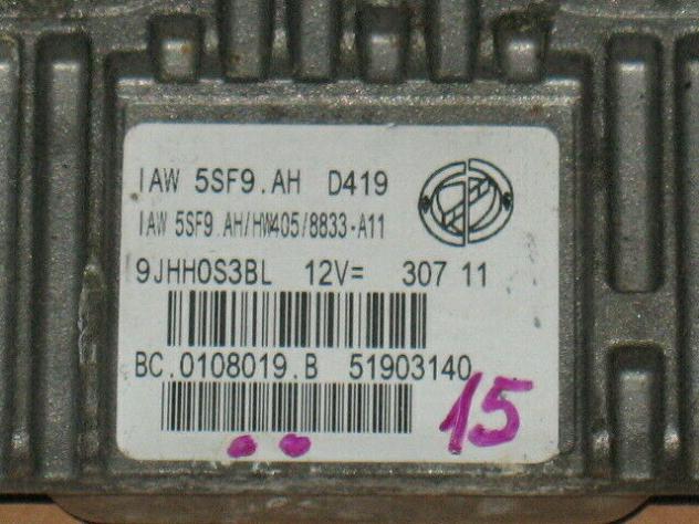 5sf9.ah 51903140 Fiat alfa mito 1.4 iaw 5sf9.ah 51903140 hw405 - Foto 2
