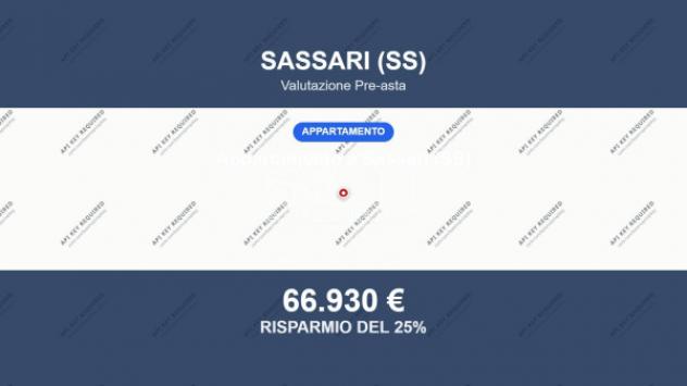 Immobile in asta di 85 m² in vendita a Sassari