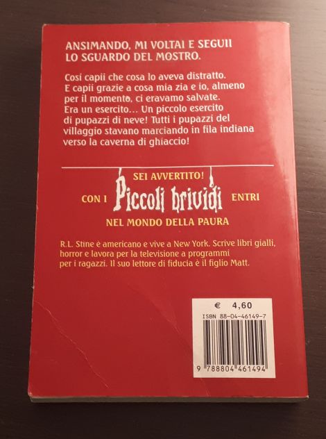 IL MISTERO DELLA CAVERNA DI GHIACCIO, R.L. Stine Piccoli brividi 51, 1999. - Foto 3