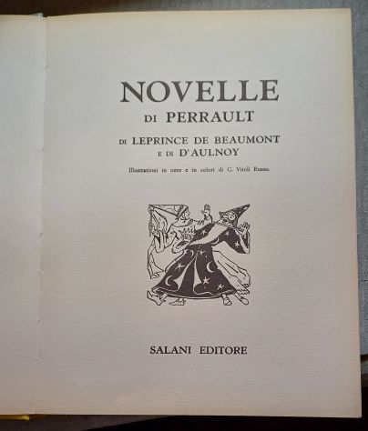 Novelle di Perrault, i Primi Grandi Libri, SALANI EDITORE 1956. - Foto 3