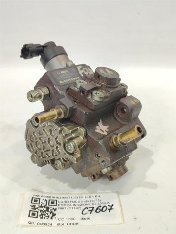 POMPA INIEZIONE DIESEL FORD Focus Berlina 3° Serie 0445010102 9683703780 HHDA diesel 1560 (0408) - Foto 2