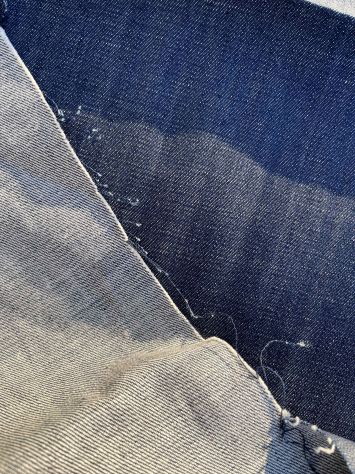 Scampolo tessuto jeans denim bleu - Foto 7
