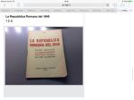 La Repubblica Romana del 1849 Come nacque-Le trasformazioni politiche e sociali