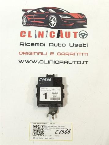 CENTRALINA IMMOBILIZER TOYOTA Auris Serie (E150) 89741-02100 1NDTV diesel 1364 (0712)