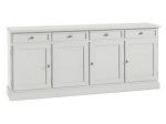 Credenze in Legno 4 Ante Nuove Color Laccato Bianco cod 68