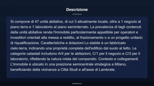 Immobile in asta di 1600 m² in vendita a Milano - Foto 7