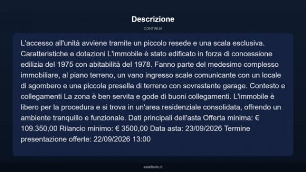 Immobile in asta di 130 m², box auto in vendita a Sanza - Foto 16